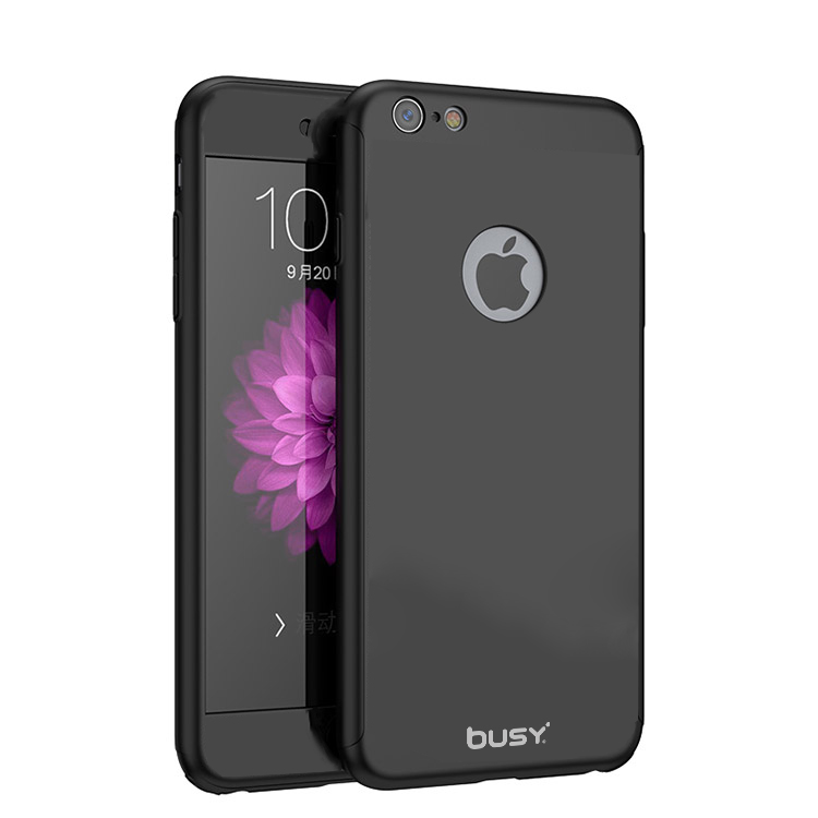 iPhone 6/6s 360° Protection PC Case - Black