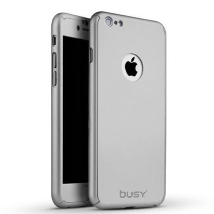 iPhone 6/6s Plus 360° Protection PC Case - Silver