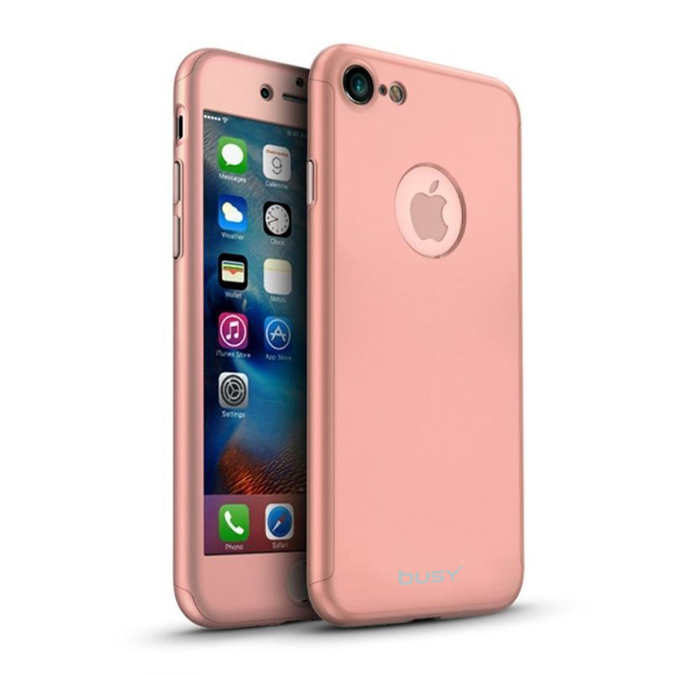 iPhone 7 360° Protection PC Case - Rose