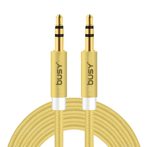 Busy® Aux cable 1m gold (jack to jack)- 50710