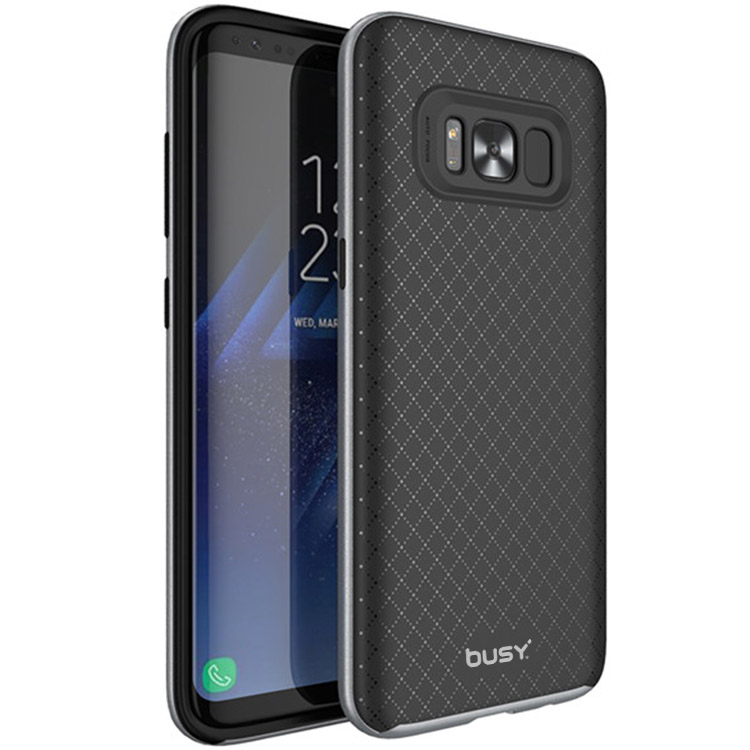 Samsung Galaxy S8 Plus Bumblebee PC Frame with TPU Case Series - Grey