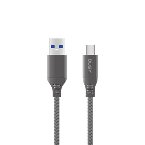 Busy® Type-C to USB Braided Cable 2.0m- 050712