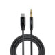 Busy® Aux cable 1.2m silver (jack to type-c)-051069