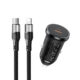 Busy® 2 in1 car charher with cable C to Lightning - 51077